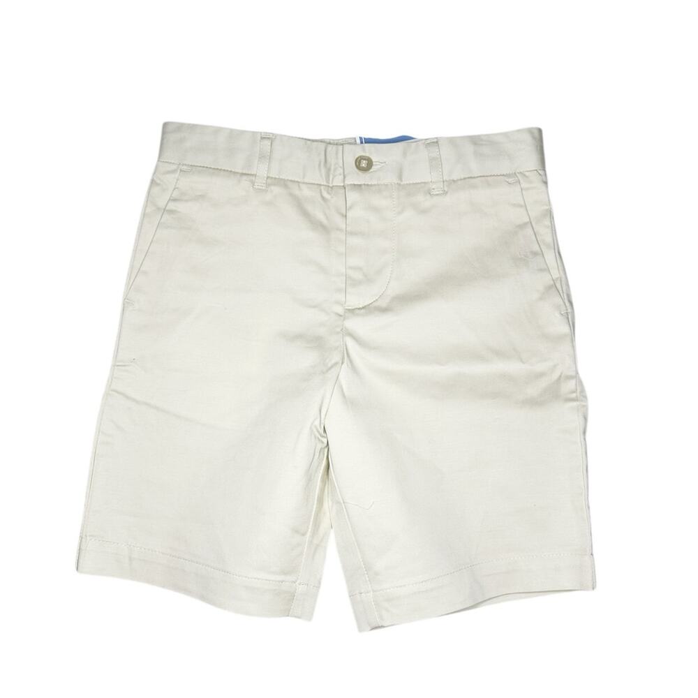 Jacadi Cream Straight-Leg Cotton Shorts